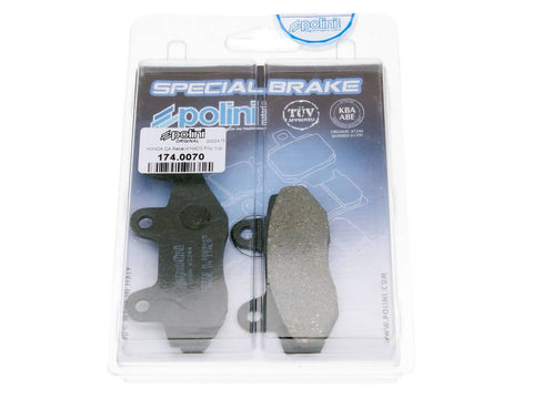 brake pads Polini organic for Kymco, Peugeot POLINI MOTOVEIKALS 21