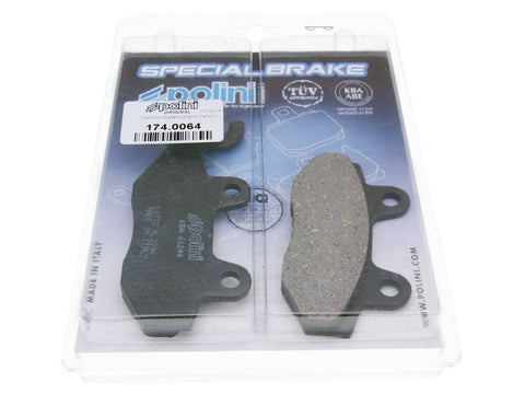 brake pads Polini organic for Kymco, Yamaha, Hyosung POLINI MOTOVEIKALS 21
