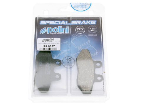 brake pads Polini organic for Piaggio X7, X9, X-Evo, MP3, Vespa 946, GTS, GTV POLINI MOTOVEIKALS 21