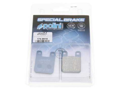 brake pads Polini organic for Race for Derbi Gilera Italjet Peugeot POLINI MOTOVEIKALS 21