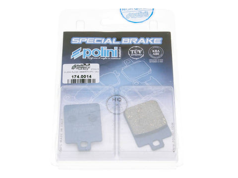 brake pads Polini organic for Race for Gilera Piaggio Vespa POLINI MOTOVEIKALS 21