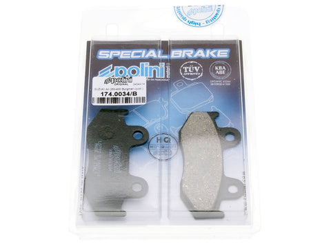 brake pads Polini organic for Suzuki Burgman 250, 400 96-00 POLINI MOTOVEIKALS 21