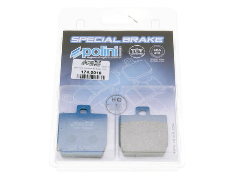 brake pads Polini organic for Yamaha Aerox, MBK Nitro POLINI MOTOVEIKALS 21