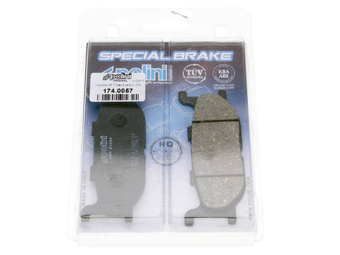 brake pads Polini organic for Yamaha Majesty 400, T-Max 500 POLINI MOTOVEIKALS 21