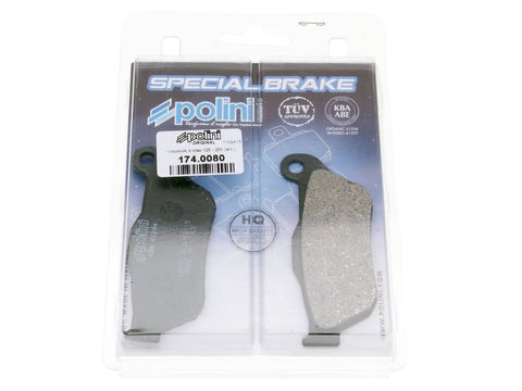 brake pads Polini organic for Yamaha X-Max, MBK Skycruiser POLINI MOTOVEIKALS 21