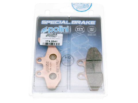 brake pads Polini sintered for Aprilia, Derbi, Gilera, Piaggio, Vespa POLINI MOTOVEIKALS 21