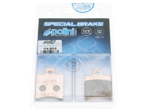 brake pads Polini sintered for Aprilia Malaguti MBK Piaggio Yamaha POLINI MOTOVEIKALS 21