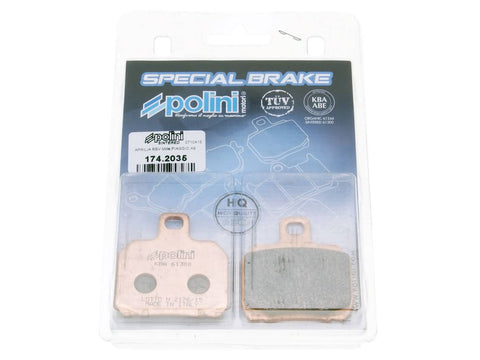 brake pads Polini sintered for Aprilia RS, CPI GTR, Peugeot Speedfight 3 POLINI MOTOVEIKALS 21
