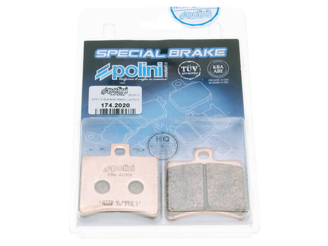 brake pads Polini sintered for Aprilia SR50, Scarabeo, Baotian BT49QT POLINI MOTOVEIKALS 21