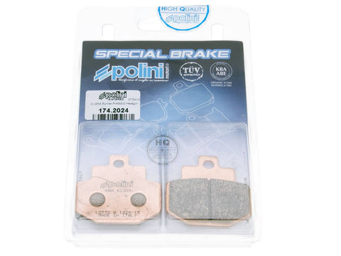 brake pads Polini sintered for Benelli, Gilera, Piaggio POLINI MOTOVEIKALS 21