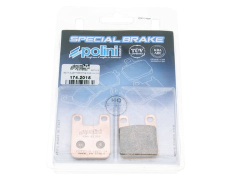 brake pads Polini sintered for Derbi Gilera Italjet Peugeot POLINI MOTOVEIKALS 21