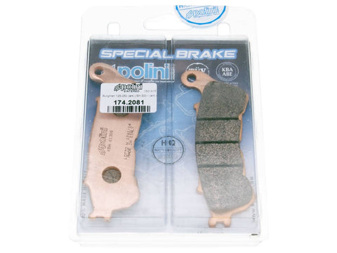 brake pads Polini sintered for Honda Forza, S-Wing FES, Suzuki Burgman, Sixteen POLINI MOTOVEIKALS 21