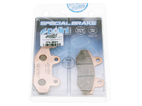 brake pads Polini sintered for Hyosung, Kymco, Rex POLINI MOTOVEIKALS 21