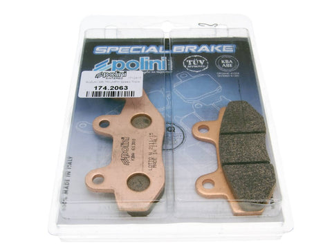 brake pads Polini sintered for Keeway, Kymco, Peugeot, TGB POLINI MOTOVEIKALS 21