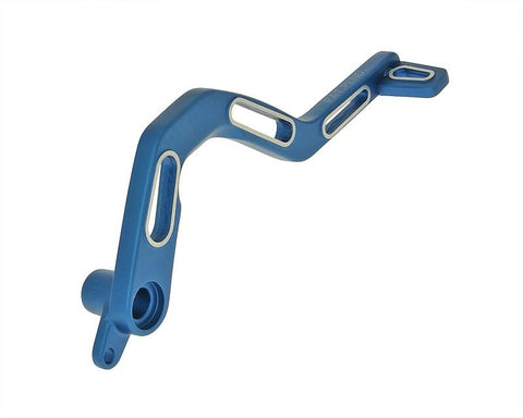 brake pedal aluminum blue for Derbi Senda DRD, SM, X VPARTS MOTOVEIKALS 21