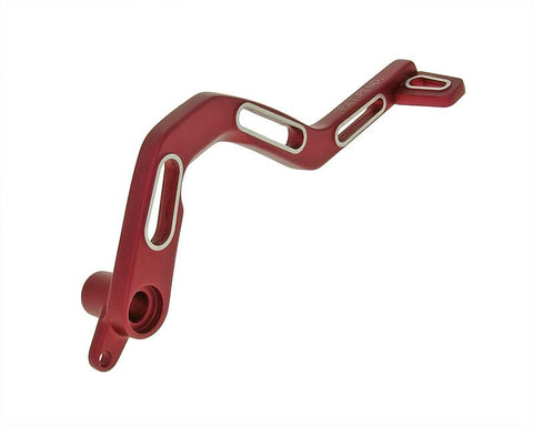 brake pedal aluminum red for Derbi Senda DRD, SM, X VPARTS MOTOVEIKALS 21