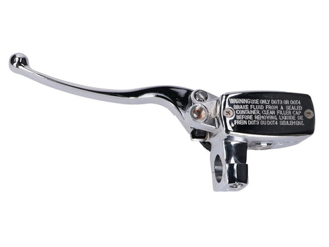 brake pump left 25mm Retro China scooter chrome for Benzhou, Firenze, Adly, Flex Tech OEM STANDARD MOTOVEIKALS 21