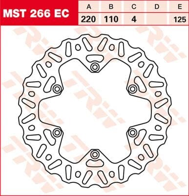 Brake Rotor Fix Wave L/R TRW TRW MOTOVEIKALS 21