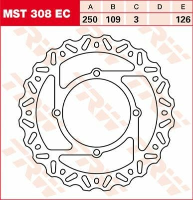 Brake Rotor Fix Wave L/R TRW TRW MOTOVEIKALS 21