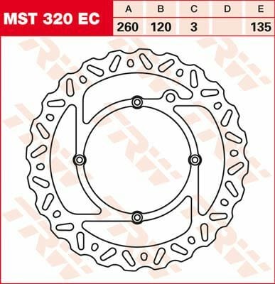 Brake Rotor Fix Wave L/R TRW TRW MOTOVEIKALS 21