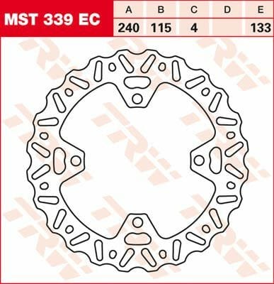 Brake Rotor Fix Wave L/R TRW TRW MOTOVEIKALS 21
