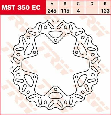 Brake Rotor Fix Wave L/R TRW TRW MOTOVEIKALS 21