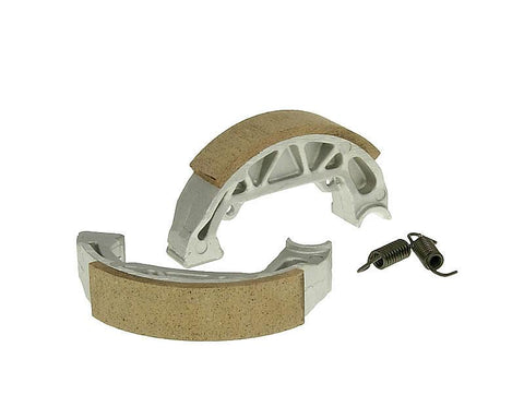 brake shoe set 100x20mm for drum brake for Piaggio Free, NRG, TPH, Typhoon 50, Zip Base 25, 50 VPARTS MOTOVEIKALS 21