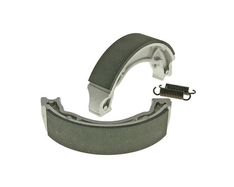 brake shoe set 130x28mm for drum brake for Aprilia Scarabeo 100 2-stroke, MBK Booster 100, Yamaha Aerox 100 WISECO MOTOVEIKALS 21