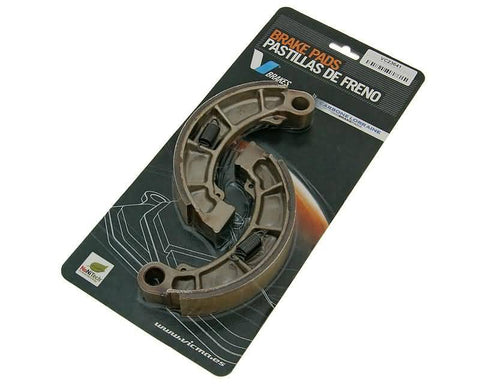 brake shoe set 160x30mm for drum brake for Honda Foresight, Pantheon 2T FES, TRX 350, 400, 420, 450 FourTrax VPARTS MOTOVEIKALS 21