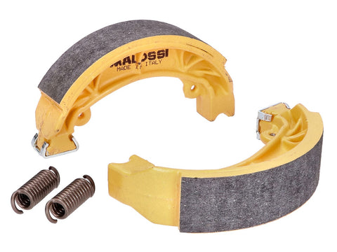 brake shoe set Malossi Brake Power T10 110x25mm front / rear for Aprilia Amico, Rally, Sonic, SR, Baotian BT49QT-2, 7, 9, 11, Benelli Naked, Honda Bali, Zoomer, Ruckus, Kymco Dink, Peugeot Speedfight MALOSSI MOTOVEIKALS 21