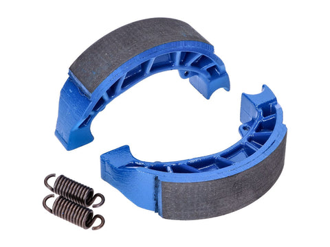 Brake shoe set Polini Sport 110x25mm incl. springs for drum brake for Gilera Runner, Piaggio NRG, ZIP, Vespa S50 POLINI MOTOVEIKALS 21