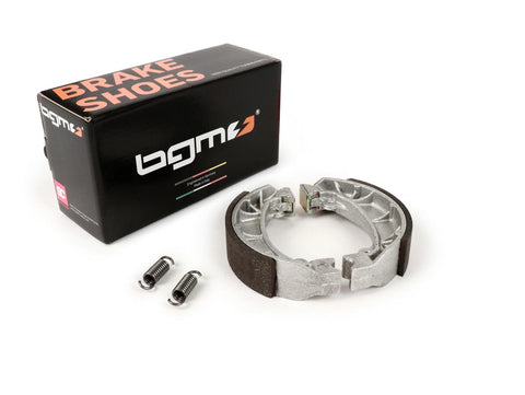 Brake shoes -BGM PRO Ų=110x25mm- APRILIA Amico 50cc 1990-1991 (f/r), Amico GL, GLE, LX, Sport Life, LX 50cc 1992 (r), Gulliver 50cc 1995 (r), Gulliver LC 50cc 1996-1997 (r), Rally 50cc 1995 (r), Scarabeo 4-stroke 50cc 2004 (r), Scarabeo 70cc 1994 (r), So BGM PRO MOTOVEIKALS 21