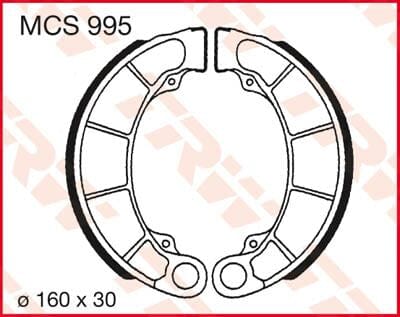 Brake Shoes Standard TRW TRW MOTOVEIKALS 21