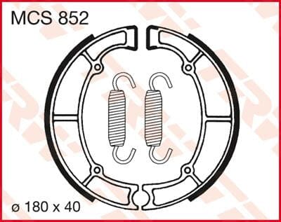 Brake Shoes Trw Mcs852 TRW TRW MOTOVEIKALS 21