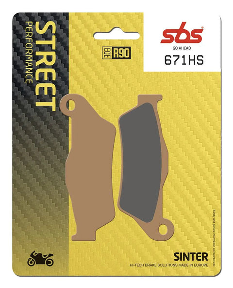 Bremžu kluči SBS Sintered 671HS SBS MOTOVEIKALS 21