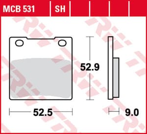 Bremžu kluči TRV MCB531SH TRV MOTOVEIKALS 21