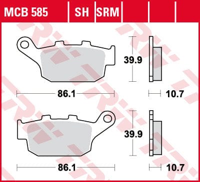 Bremžu kluči TRV MCB585SH TRW MOTOVEIKALS 21