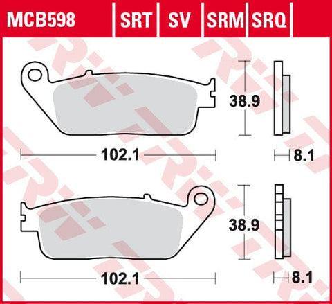 Bremžu kluči TRV MCB598SV TRW MOTOVEIKALS 21