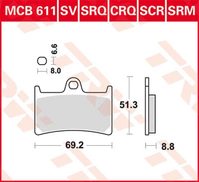 Bremžu kluči TRV MCB611SV TRW MOTOVEIKALS 21
