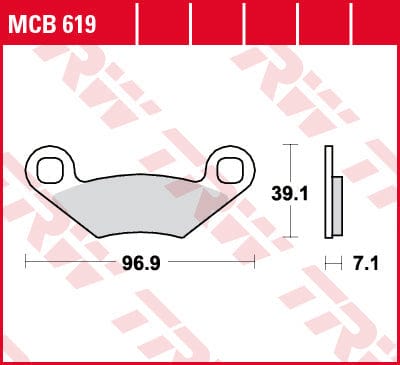Bremžu kluči TRV MCB619 TRW MOTOVEIKALS 21