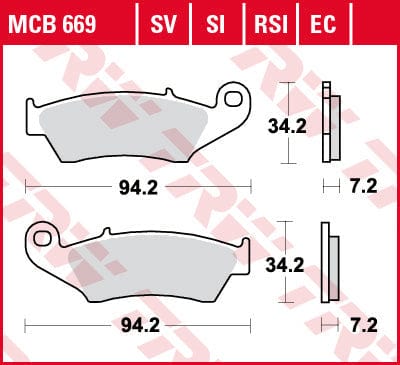 Bremžu kluči TRV MCB669SI TRW MOTOVEIKALS 21