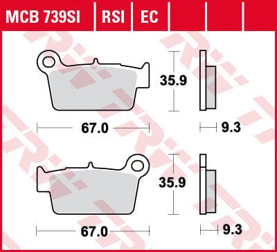 Bremžu kluči TRV MCB739EC TRW MOTOVEIKALS 21