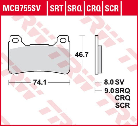 Bremžu kluči TRV MCB755SV TRW MOTOVEIKALS 21