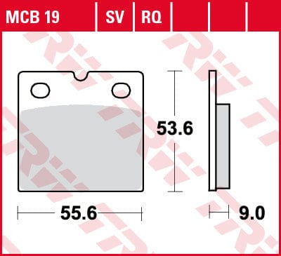 Bremžu kluči TRW MCB19 TRW MOTOVEIKALS 21