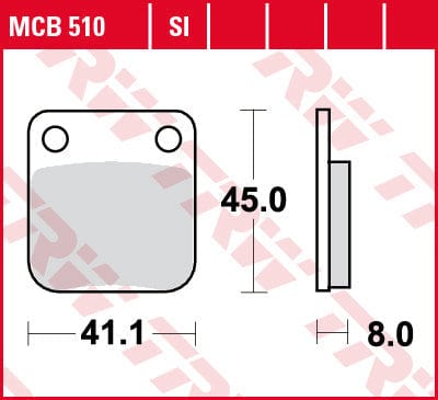 Bremžu kluči TRW MCB510 TRW MOTOVEIKALS 21