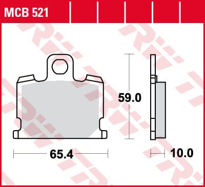 Bremžu kluči TRW MCB521 TRW MOTOVEIKALS 21
