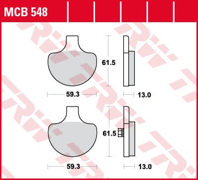 Bremžu kluči TRW MCB548 TRW MOTOVEIKALS 21