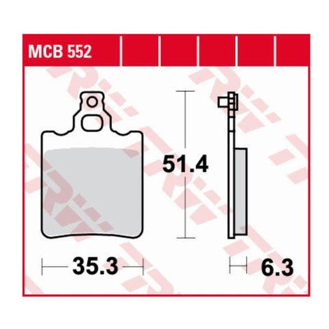 Bremzu kluči TRW MCB552 TRW MOTOVEIKALS 21