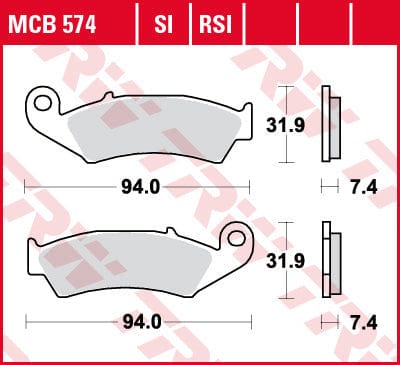 Bremžu kluči TRW MCB574SI TRW MOTOVEIKALS 21