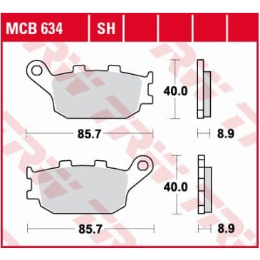 Bremžu kluči TRW MCB634SH TRW MOTOVEIKALS 21